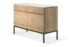 Anrichte Ligna Eiche schwarz B 110 cm