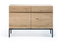 Anrichte Ligna Eiche schwarz B 110 cm