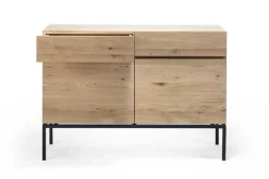 Anrichte Ligna Eiche schwarz B 110 cm