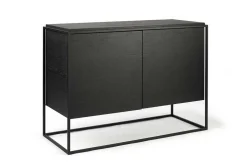 Anrichte Monolith Eiche schwarz B 110 cm