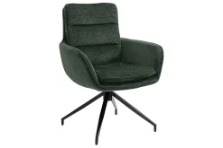 Armlehnenstuhl Cole Stoff dunkelgrün