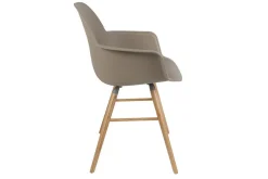 Armlehnstuhl Albert Kunststoff pastell taupe