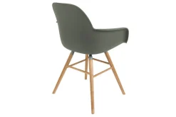 Armlehnstuhl Albert Kunststoff grün