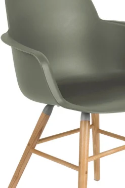 Armlehnstuhl Albert Kunststoff grün