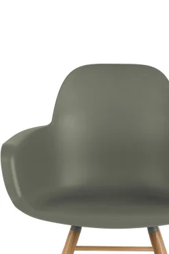 Armlehnstuhl Albert Kunststoff grün