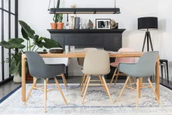 Armlehnstuhl Albert Kunststoff dunkelgrau