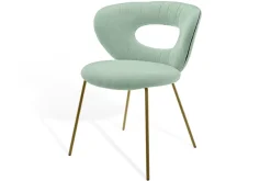 Armlehnstuhl Alice Stoff grün
