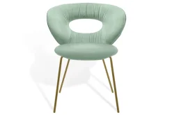 Armlehnstuhl Alice Stoff grün