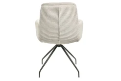 Armlehnstuhl Bilbao Cord hellgrau