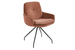 Armlehnstuhl Bilbao Cord rost