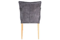 Armlehnstuhl Jacky Leder anthrazit