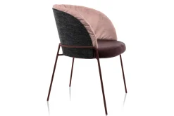 Armlehnstuhl Lunar Pure Stoff pink