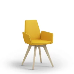 Armlehnstuhl Match 43 M0112 uni gelb