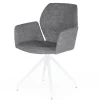 Armlehnstuhl Match 95 uni grau