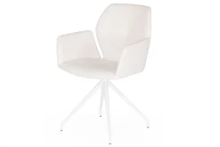 Armlehnstuhl Match 95 uni weiß