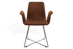 Armlehnstuhl Maverick Stoff braun