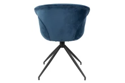 Armlehnstuhl Mia Samt blau