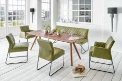 Armlehnstuhl Sea Leder khaki