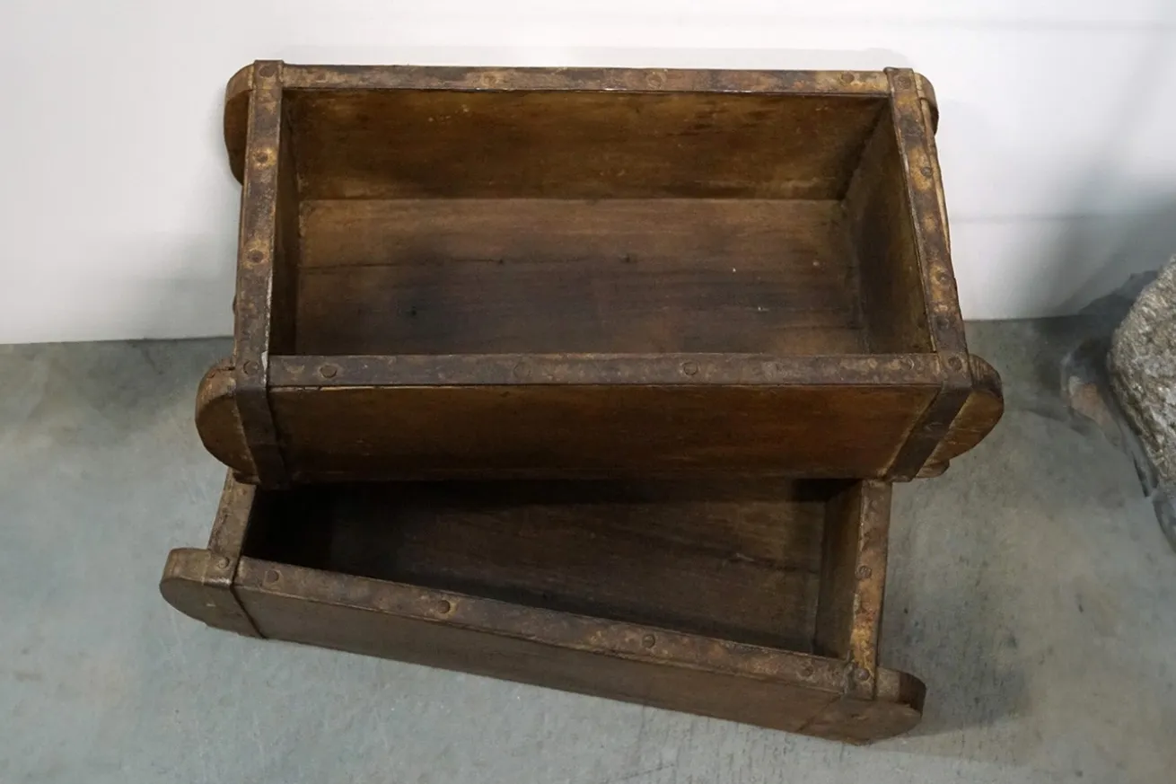 Aufbewahrungsbox Holz natur