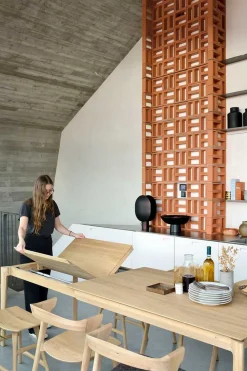 Ausziehtisch Bok Eiche massiv 140 cm