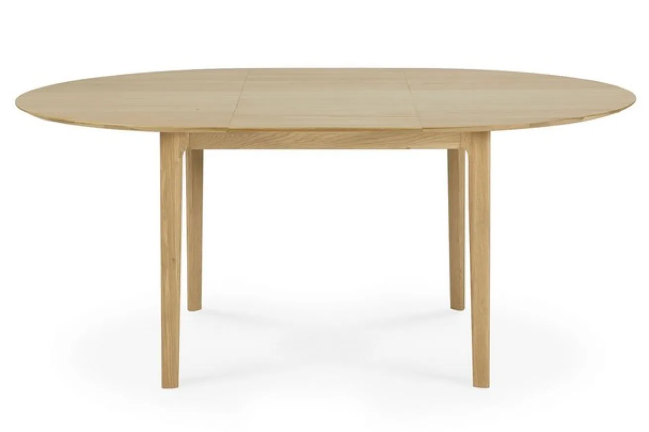 Ausziehtisch Bok Eiche natur D 129 cm