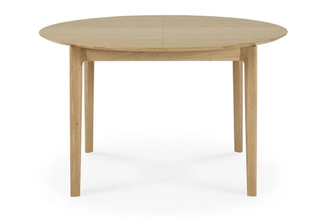 Ausziehtisch Bok Eiche natur D 129 cm