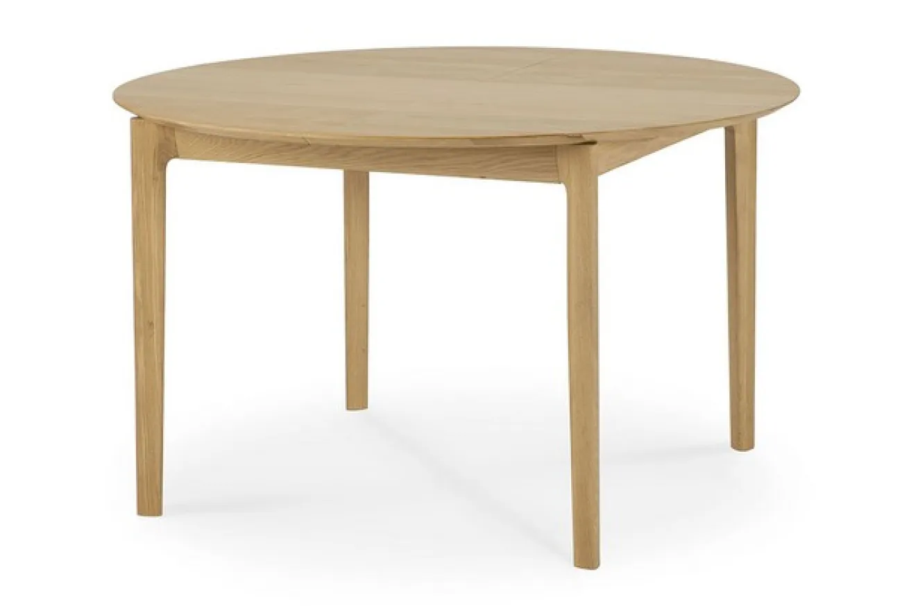Ausziehtisch Bok Eiche natur D 129 cm
