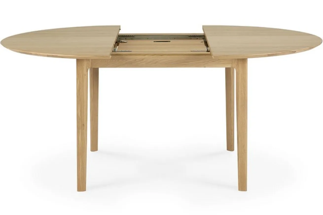 Ausziehtisch Bok Eiche natur D 129 cm