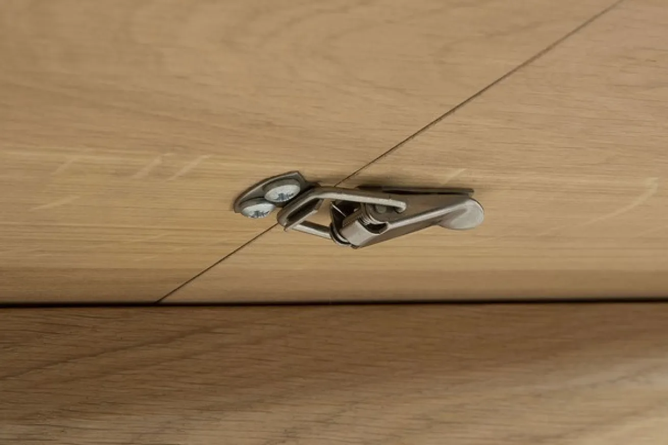 Ausziehtisch Bok Eiche natur D 129 cm