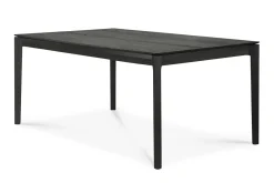 Ausziehtisch Bok Eiche schwarz 140 cm