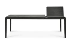 Ausziehtisch Bok Eiche schwarz 140 cm