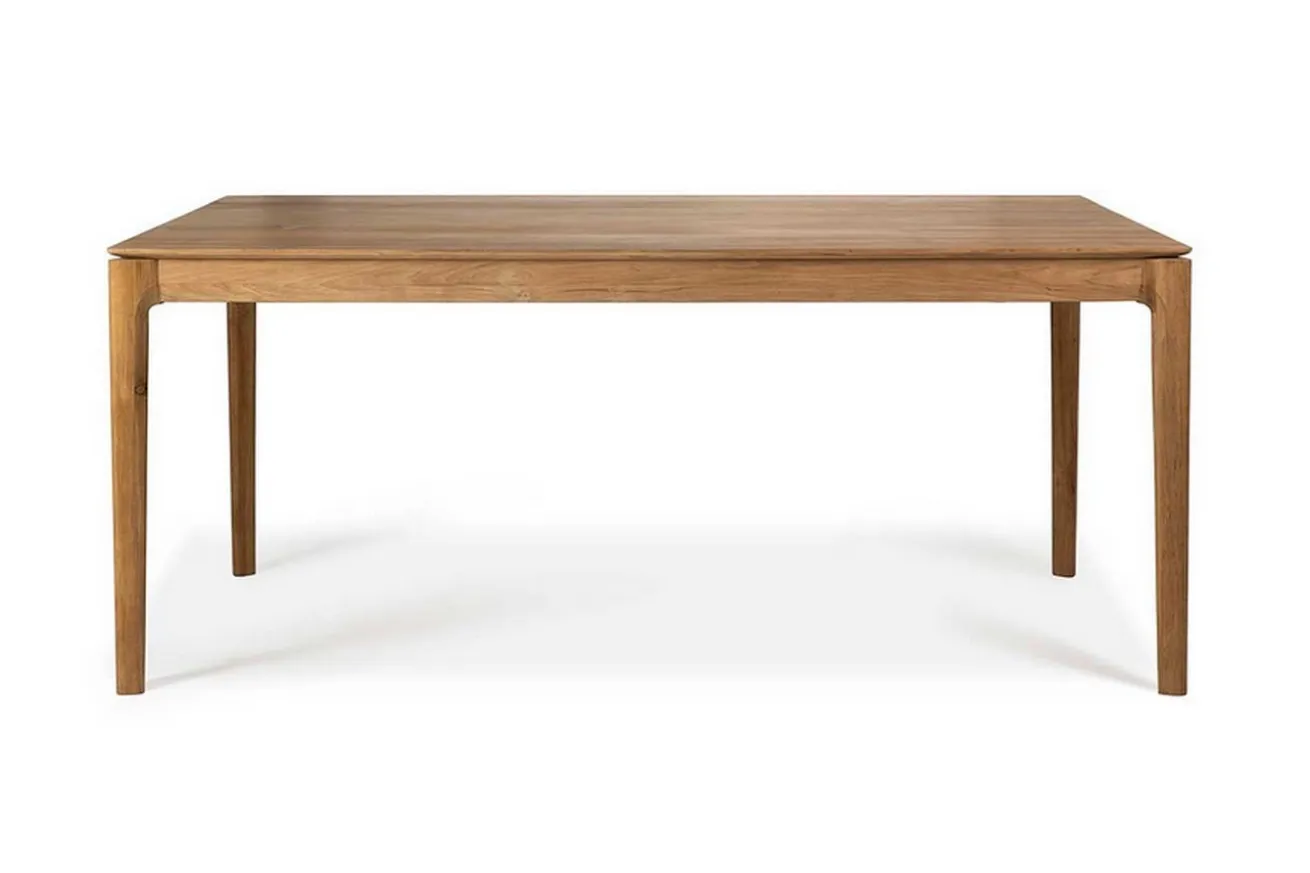 Ausziehtisch Bok Teak massiv B 160 cm