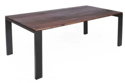 Ausziehtisch Deno Massivholz Nussbaum 140-190 konfigurierbar