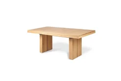 Ausziehtisch Double Eiche massiv 200-300 cm