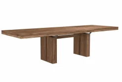 Ausziehtisch Double Teak massiv B 200 cm