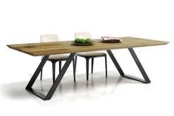 Ausziehtisch Fold Eiche massiv 160