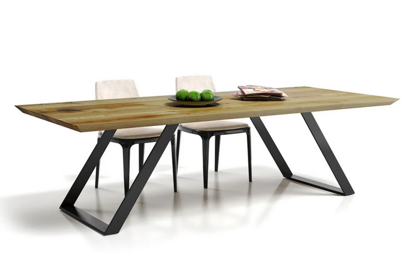 Ausziehtisch Fold Eiche massiv 160