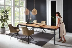 Ausziehtisch Scivolo Eiche 180x100 cm