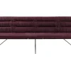 Bank Arva Light 4-Sitzer Stoff violett