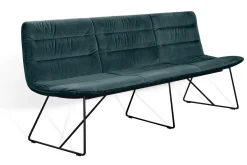 Bank Arva Light 3,5-Sitzer Stoff petrol