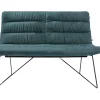 Bank Arva Light 2-Sitzer Stoff blau