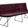 Bank Arva Light 3,5-Sitzer Stoff violett