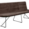 Bank Arva Light 3,5-Sitzer Stoff braun