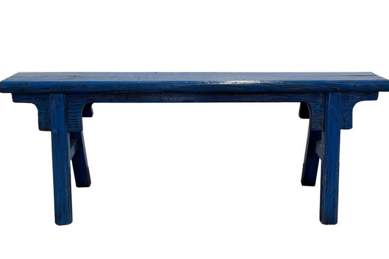Bank Vintage blau 130 cm
