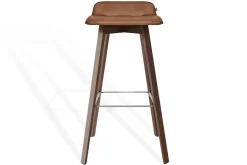 Barhocker Maverick Leder braun H 93 cm