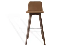 Barhocker Maverick Leder braun H 106 cm