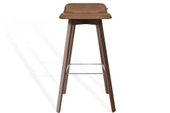 Barhocker Maverick Leder braun H 93 cm