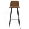 Barhocker Maverick Leder braun H 106 cm