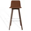 Barhocker Maverick Stoff braun H 106 cm