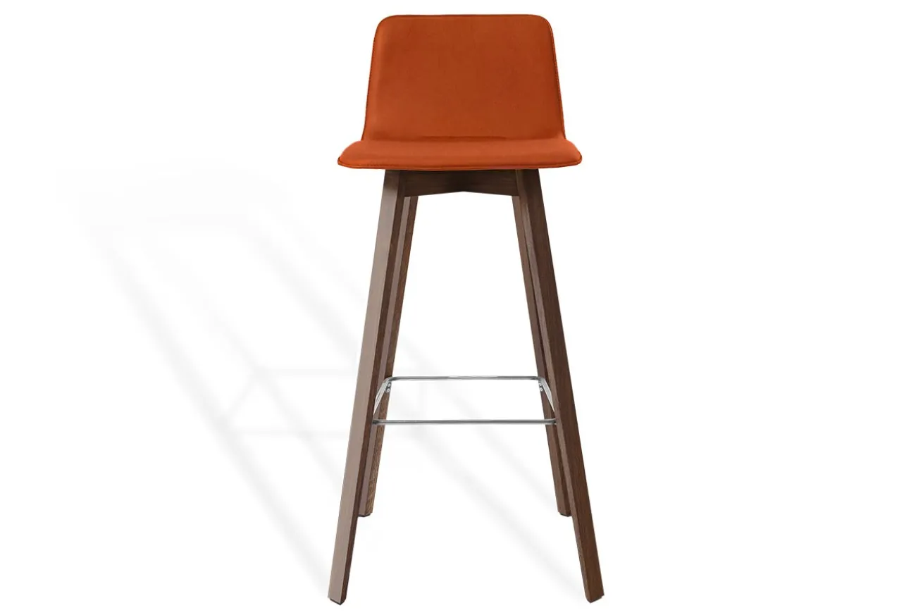 Barhocker Maverick Stoff orange H 106 cm